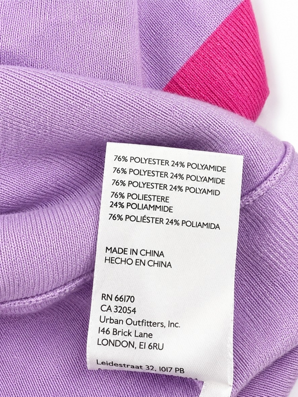 Free People Uptown Colorblock Pullover Sweater M Lilac Aurora Oversized Slouchy - Picture 5 of 9
